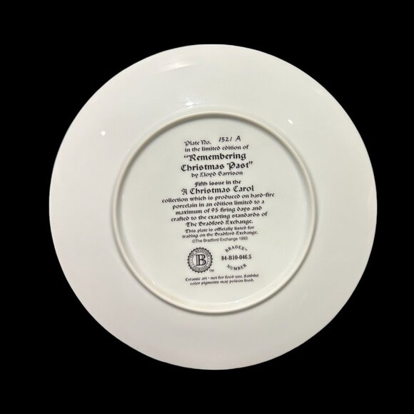 Vintage Collector Plate "Remembering Christmas Past" by Lloyd Garrison - Picture 2 of 2